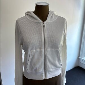 TNA White Sweatshirt Cozy Essential